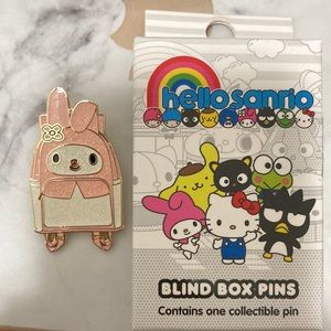 my Melody Sanrio Backpack enamel pin